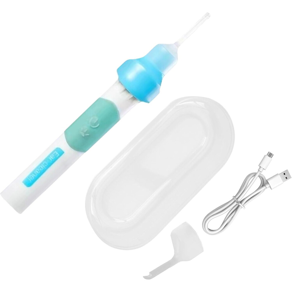 Ear Wax Remover,Rechargeable Earwax Cleaner | Portable Wireless Smart Ear Wax Remover Tool For Deep Cleaning With Led Light