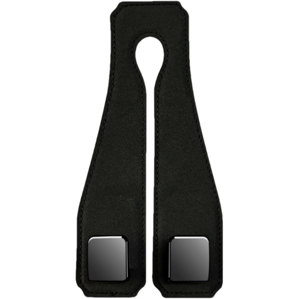 (Leather ) Car Seat Hooks For Headrest, Leather Car Back Seat Hanger, Car Interior Accessories, Headrest Organizer, Car Purse Hook For Holds Purs Black