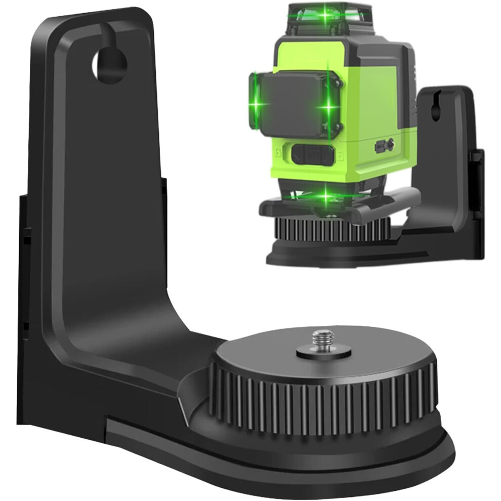 Magnet L Bracket | 360 Degree Rotatable Leveling Support,Fine-Tuning Bracket Leveling Adapter, 1/4 Inch Threaded Base for Wall & Ceiling Mounted