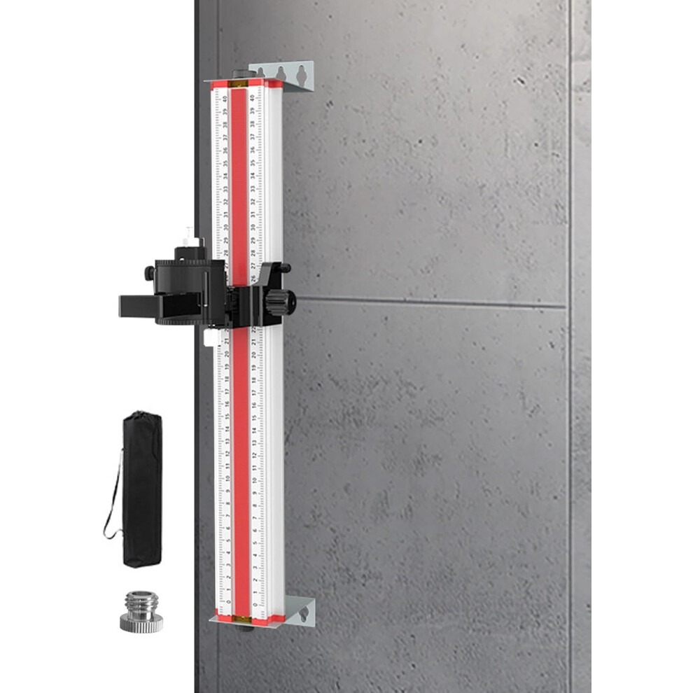 (40cm) Wall Bracket for Leveler,Leveler Holder Wall Brackets - Leveling Tool Support, Aluminum Alloy Leveler Pole, Leveler Bracket Adjustable for Prec