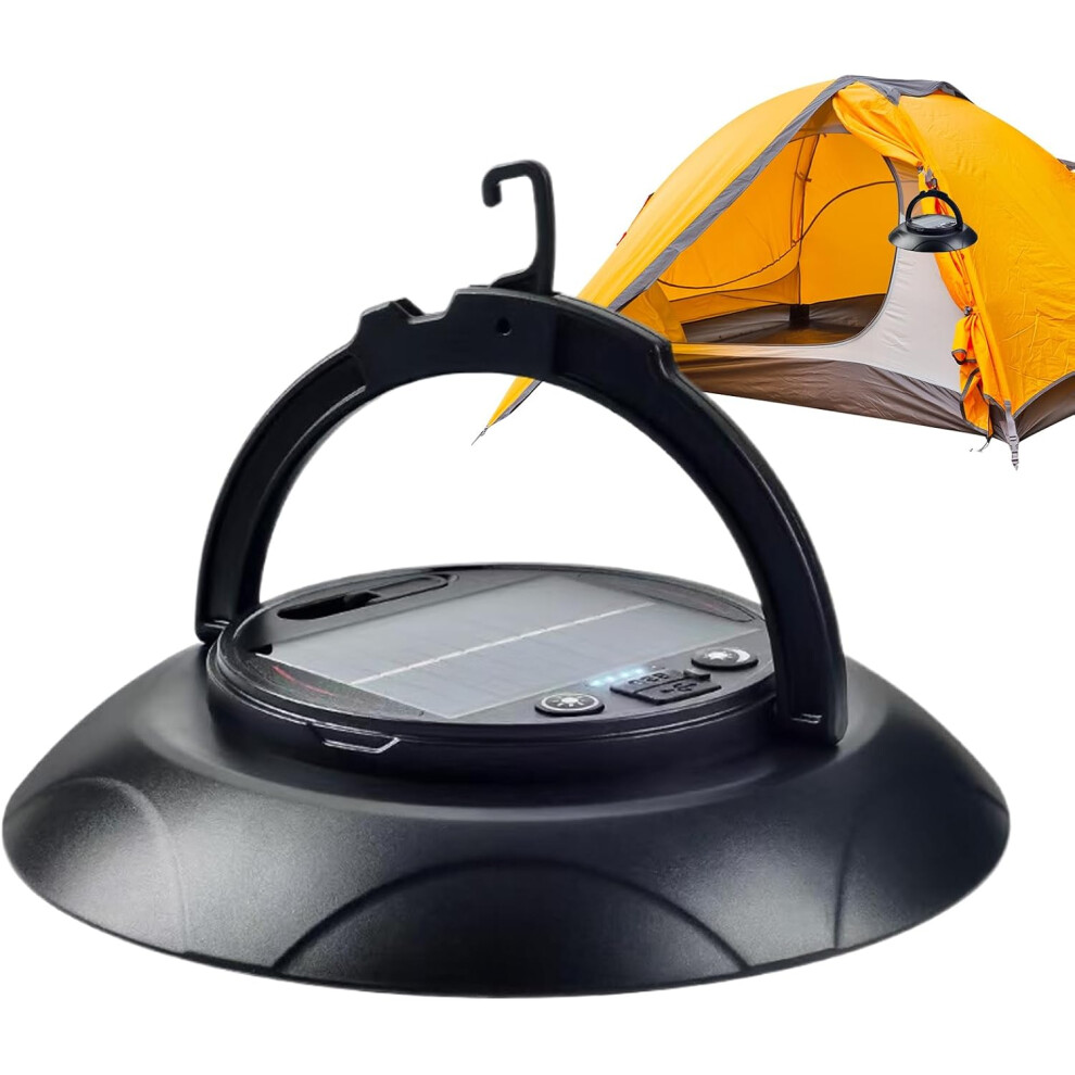 (Circular) Camping Lights Solar Powered, Camping Lights LED Solar Powered Lantern, Waterproof Portable Ambient Lighting, Outdoor Decoration for Garden, Patio,