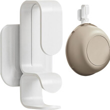 (White) Washbasin Wall Hooks, Free Bathroom Wash Basin Storage Holder - Perfect Fit Washbasin Stand for Hotels, Apartments, and Family Bathrooms