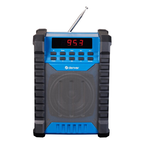 Denver FM-lähetin - Denver - WRB-60 - Bluetooth - Sininen, Harmaa