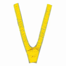 (Yellow)Borat,mankini For Men, Men's Thong Mankini V Sling Straps Costume Underwear