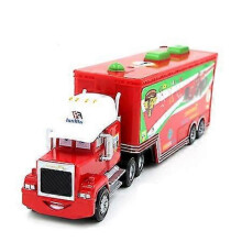 (9)Portable Storage Box For Lightning Mcqueen Cars, Which Can Contain 30 Double -layer Cars, For Parking, Toys, Children's Gift Boys - Vehicle Toys