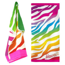 GEEZY Microfibre Beach Towel Hawaii Design Quick Dry Summer Pool Travel Absorbent