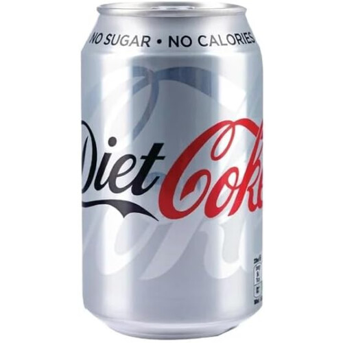 Diet Coke Can Cola, Box 330 ml (Pack of 24) 2