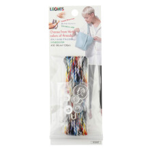 LEONIS 30 Color Button & Craft Sewing Thread Kit Super Strong & Thick 93007