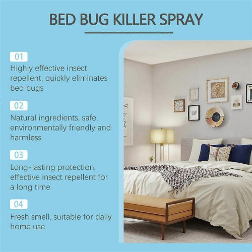 2pcs Bed Bug Spray To Prevent Fleas And Bed Bug Bites, Home Multi-purpose 1