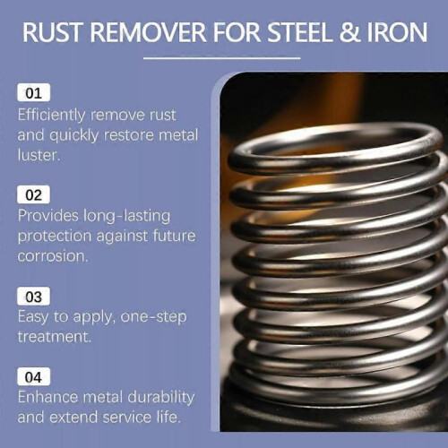Rust Remover, Heavy-Duty Metal Rust Remover, Powerful Metal Rust Remover 1