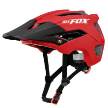 (J-5002-rouge Noir)casque vélos homme intégral fox vtt enduro casque femme VTT visière course