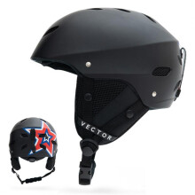 (M-54-57CM-Colore 3))VECTOR Casco da sci per uomo e donna, da snowboard e motoslitta, con certificazione