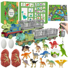 (StyleD) Kerstbestverkopende Crossborder Countdown Dinosaur Blind Box Diy Tyrannosaurus Rex Speelgoedmateriaal