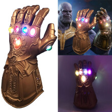 (Met LED) Infinity Avengers 3 War Infinity Gauntlet Led Light Thanos Handschoenen Prop Cosplay