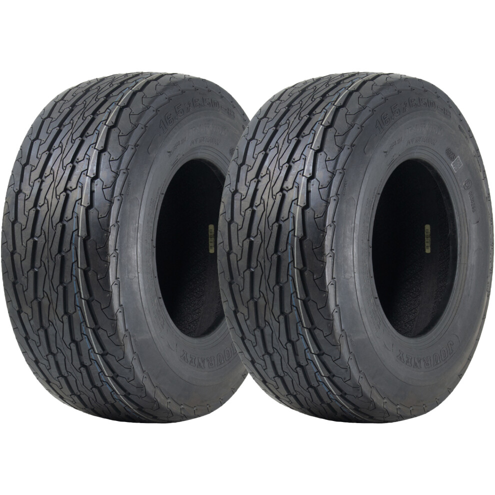 16.5X6.50-8 Trailer Tyres 6-Ply P815 Road Legal 72M 355Kgs 165/65-8 (Set Of 2) 5056116802712