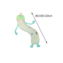 (Groen, 120 CM/47.24in) Gevulde pluche lange dieren knuffelen kussen speelgoed Pp katoen vulling voor