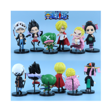 Stuk Een 6 stks Luffy Sanji Pvc Action Figure Model Woondecoratie Fans Speelgoed Cadeau