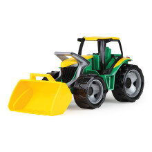 Tracteur Lena 02057 avec chargeur - Vert/Jaune - 62 cm