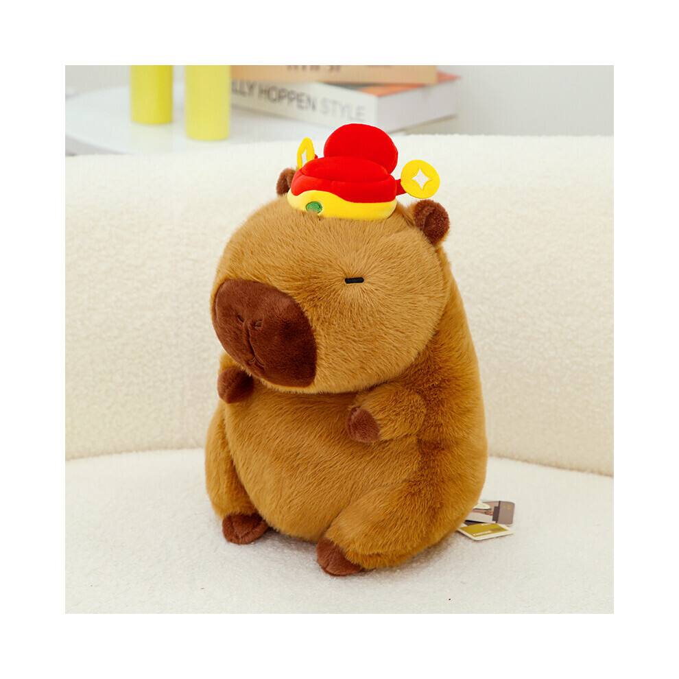 Leuke Capybara-knuffelspeelgoed, aankleedpop trui, tas en