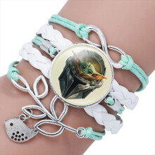 (12) Baby unieke Yoda veelkleurige meerlaagse armband, ideaal voor kindercadeaus