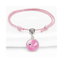 (4819) Sweet Stitch Roze Armband Verstelbare Leuke Cartoon Karakter Stijl Unisex Sieraden