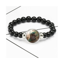 (3810) Yoda rekbare babykoord kralenarmband trendy edelsteen sieraden
