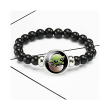 (3802) Yoda rekbare babykoord kralenarmband trendy edelsteen sieraden