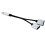 (Zwartzilver) 2in1 dubbele Lightnin-adapteroplader Audiosplitter Splitter iPhone-kabel 1