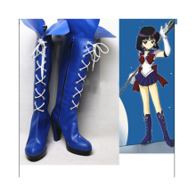 (37) Sailor Pretty Moon Soldier Sailor Saturn Hotaru Tomoe Laarsschoenen Maat Cosplay 37