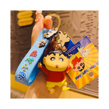(ShinCheer) Crayon Fun Shinchan sleutelhanger siliconen cartoon accessoire voor tassen en sleutels