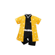 (Zenitsu, 73cm) Demon Slayer Baby Jumpsuit Pasgeboren Cosplay Romper Jongens Meisje Anime Kleding Kinderen
