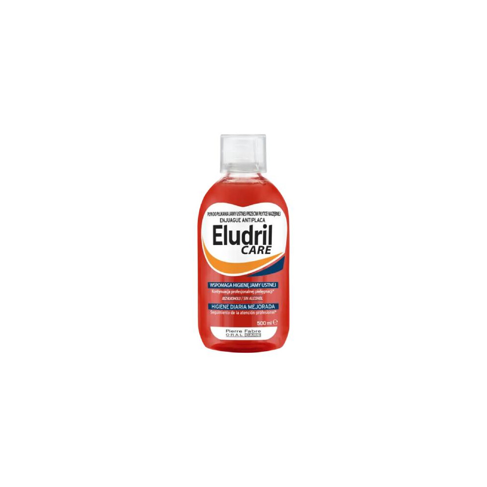Pierre Fabre Oral Care Eludril Care Płyn Do Płukania Jamy Ustnej Anti-Plaque 500Ml