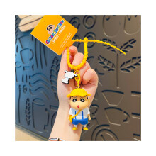 (ShinStudent) Crayon Fun Shinchan sleutelhanger siliconen cartoon accessoire voor tassen en sleutels