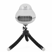 (Wit) Nieuwe kinderwagen kleine ventilatorwagen Octopus bladloze ventilator kan via USB worden opgeladen