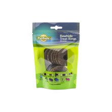 PetSafe Natural Rawhide Treat Ring Refills for Busy Buddy Dog Toys Size B fits Small/Medium and Medium Toys 16 Rings