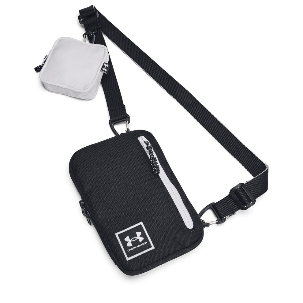 Under Armour unisex-adult Loudon Crossbody Small  (001) Black / / White  One Size