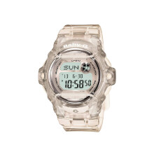 Casio Women's Baby G Quartz Watch with Resin Strap  Clear  23.4 (Model: BG-169R-7BM)
