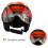 (M (55-58 cm) - Nero)) Casco da sci MOON con occhiali integralmente stampati in PC+EPS, casco da sci 3
