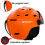 (M (55-58 cm) - Nero)) Casco da sci MOON Goggles, casco da sci di alta qualità, interamente stampato 4