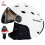 (M (55-58 cm) - Nero)) Casco da sci MOON Goggles, casco da sci di alta qualità, interamente stampato 2