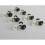 20pcs Glider Rail Curtain Roller Hook Wheel Curtain Sliding Pulley for Window Voile Plastic Roller 5
