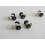20pcs Glider Rail Curtain Roller Hook Wheel Curtain Sliding Pulley for Window Voile Plastic Roller 17