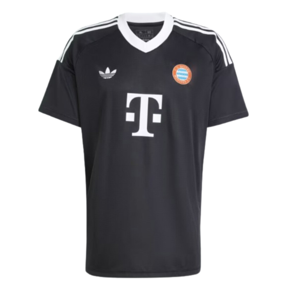 Adidas (S) 2024-2025 Bayern Munich Third Goalkeeper Shirt (Black) Black