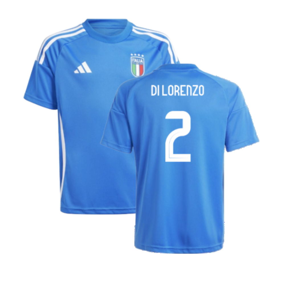 Puma (Mb) 2024-2025 Italy Home Fan Jersey (Kids) (Di Lorenzo 2)