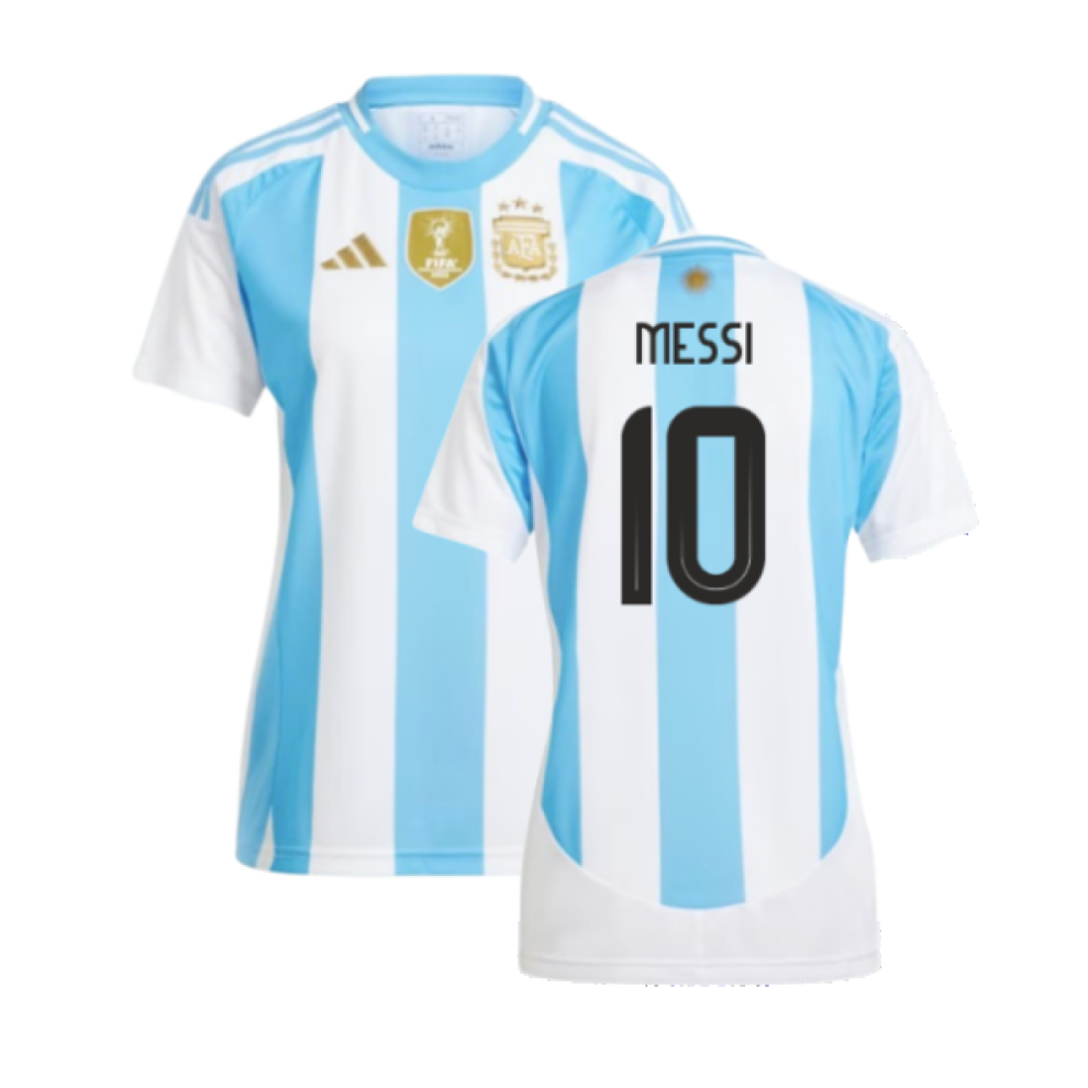 Adidas (Xxs) 2024-2025 Argentina Home Shirt (Ladies) (Messi 10)