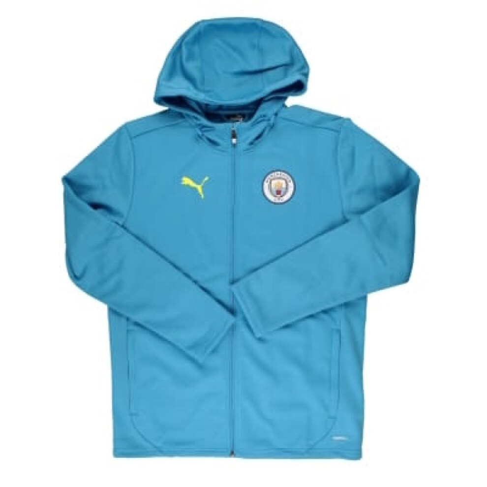 Puma (L) 2024-2025 Man City Training Softshell Jacket (Magic ) Blue