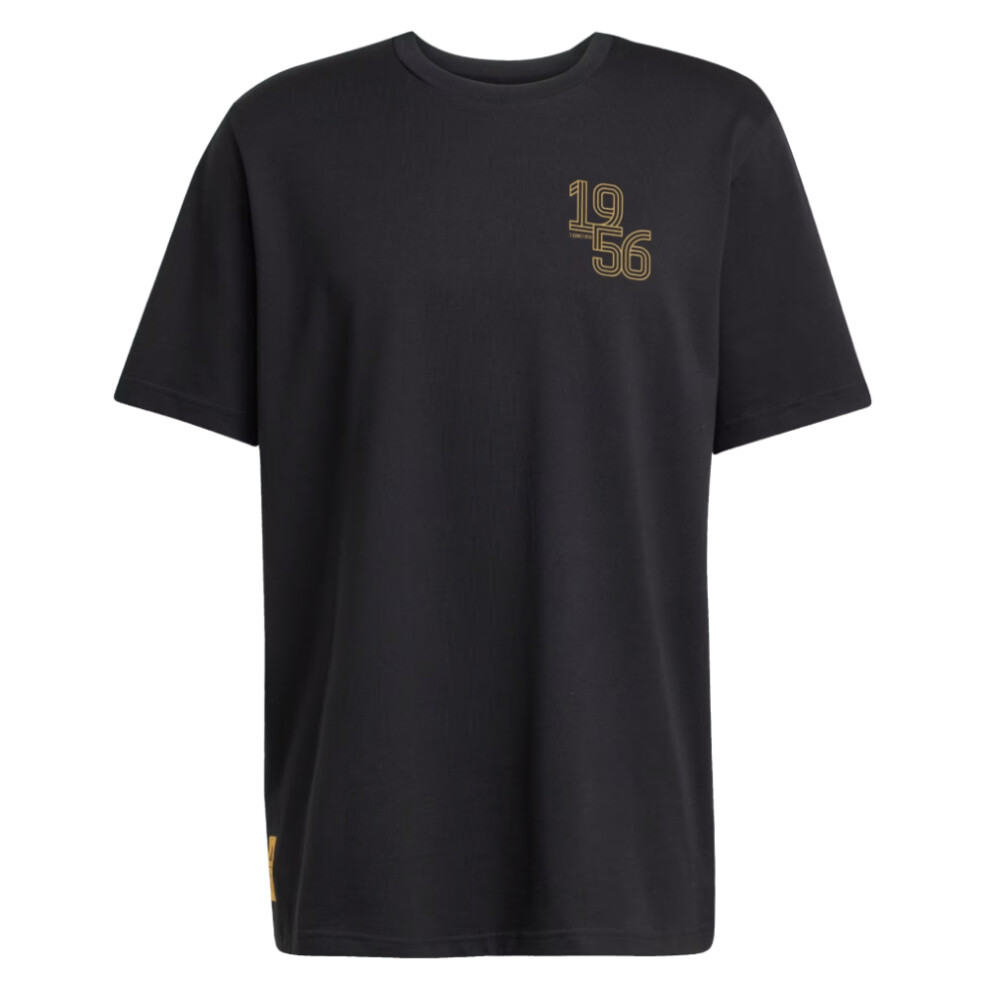 Adidas (Xxl) 2024-2025 Real Madrid Ucl Heavy Cotton Tee (Black) Black