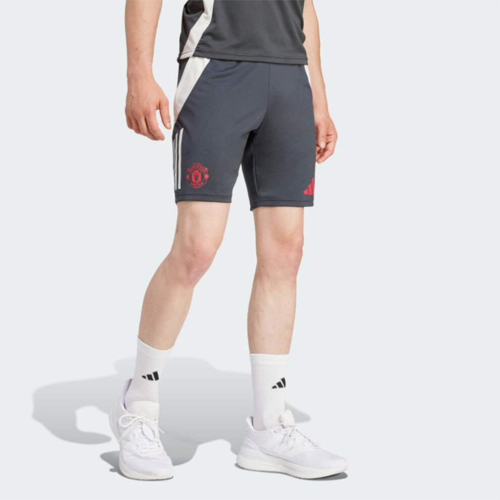Adidas (3Xl) 2024-2025 Man Utd Eu Training Shorts (Carbon) Black