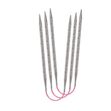 Addi Knitting Needle 30cm 2.50mm Pink/Silver 3 Count