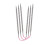 Addi Knitting Needle  30cm 2.50mm  Pink/Silver 3 Count 1